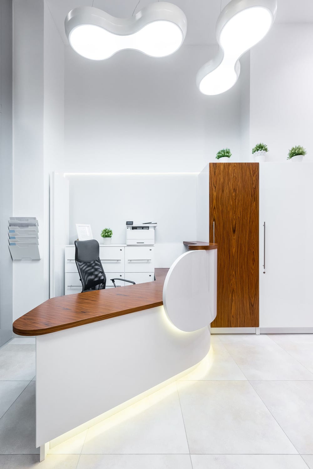 Reception corridor at Medical-Dent, West Bromwich