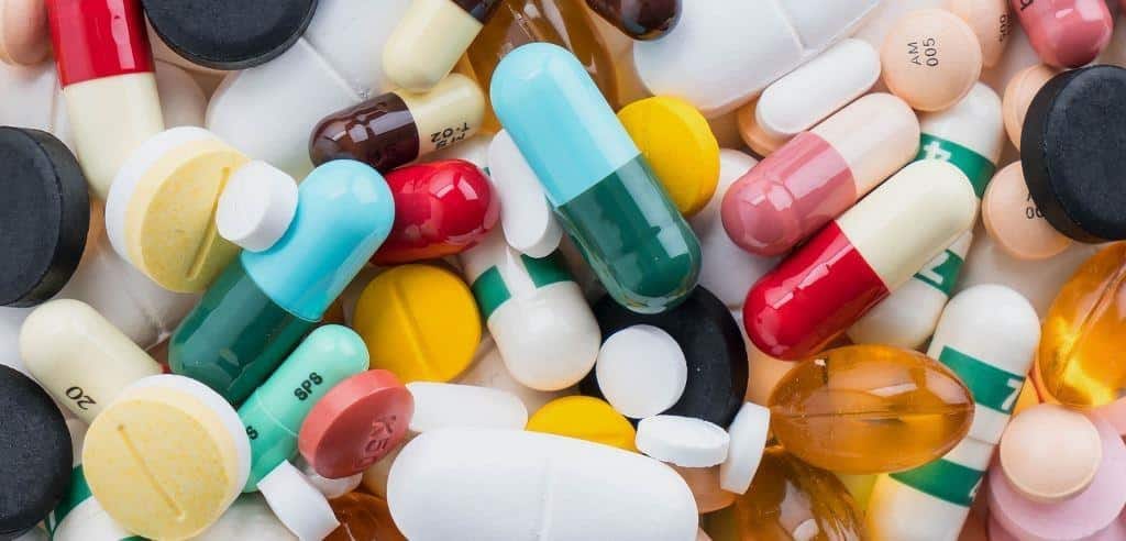 An assortment of tablets and capsules