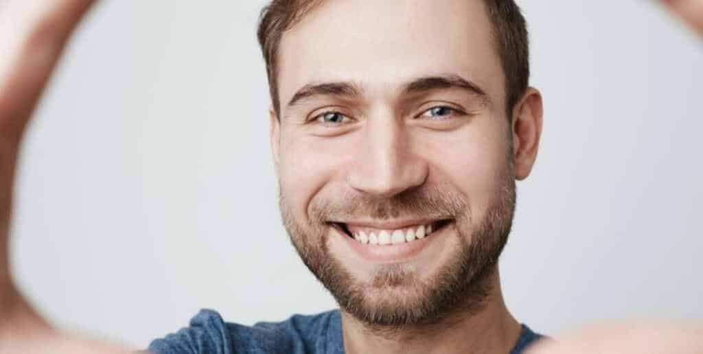 Smiling man